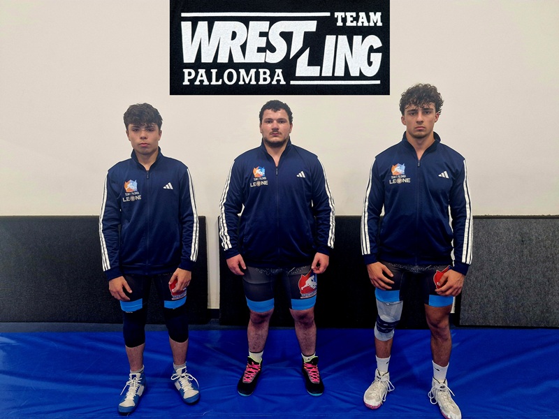 IL TEAM PALOMBA FRANCESCO � PRONTO AD AFFRONTARE IL CAMPIONATO ITALIANO UNDER 20 DI LOTTA LIBERA CON L�OBIETTIVO DI SALIRE SUL GRADINO PI� ALTO DEL PODIO