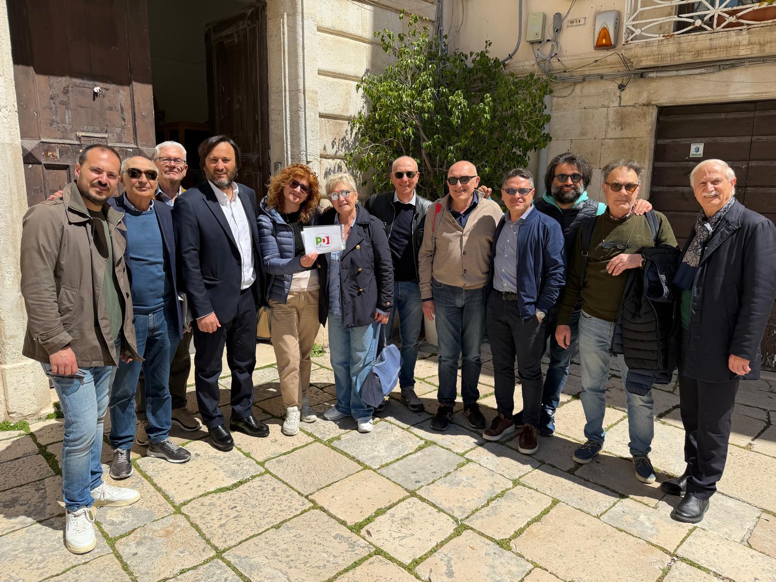 IL PARTITO DEMOCRATICO DI MOLFETTA PRESENTA LA SUA LISTA PER LE ELEZIONI AMMINISTRATIVE