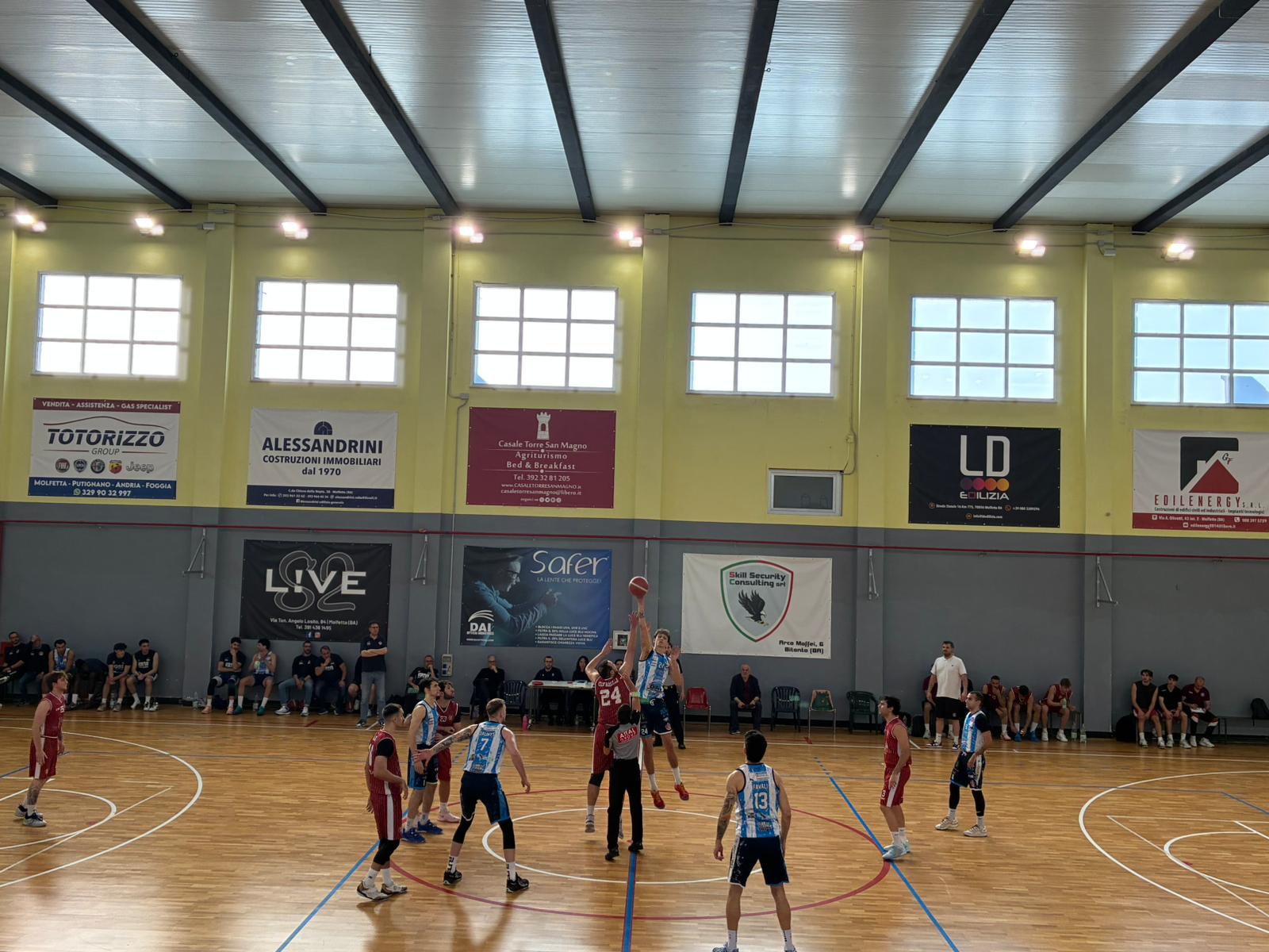 VIRTUS BASKET MOLFETTA DOMINA GARA 1 PLAYOUT CONTRO CAIAZZO