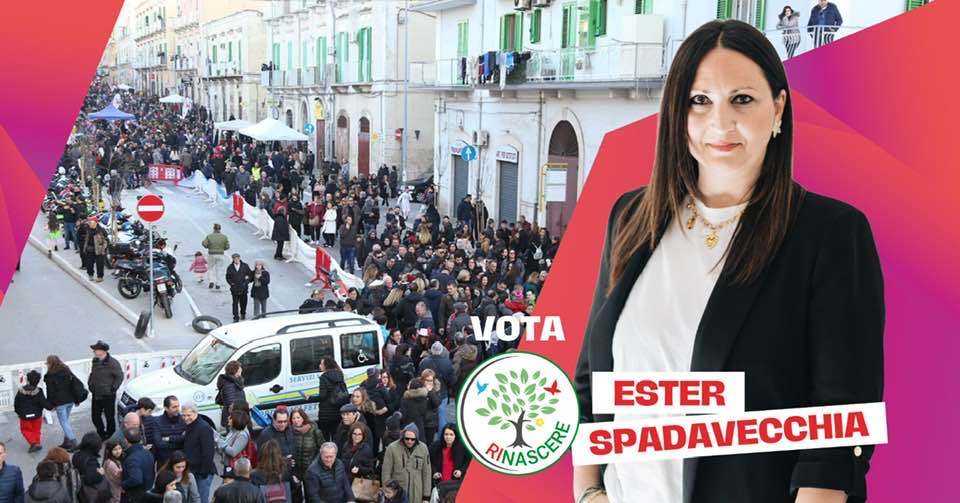 CONTINUA L�IMPEGNO DELLA CANDIDATA DI RINASCERE ESTER SPADAVECCHIA PER IL RILANCIO DEL QUARTIERE CORSO FORNARI, VIA SAN FRANCESCO D�ASSISI, PIAZZA PARADISO E PIAZZA IMMACOLATA