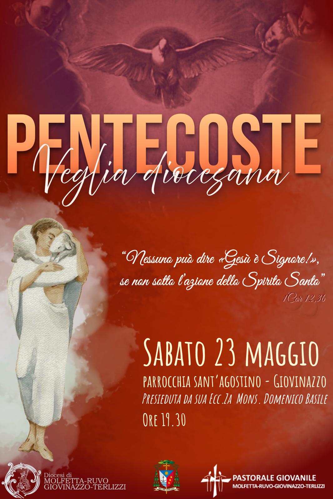 VEGLIA DI PENTECOSTE, LA DIOCESI SI RITROVA A GIOVINAZZO