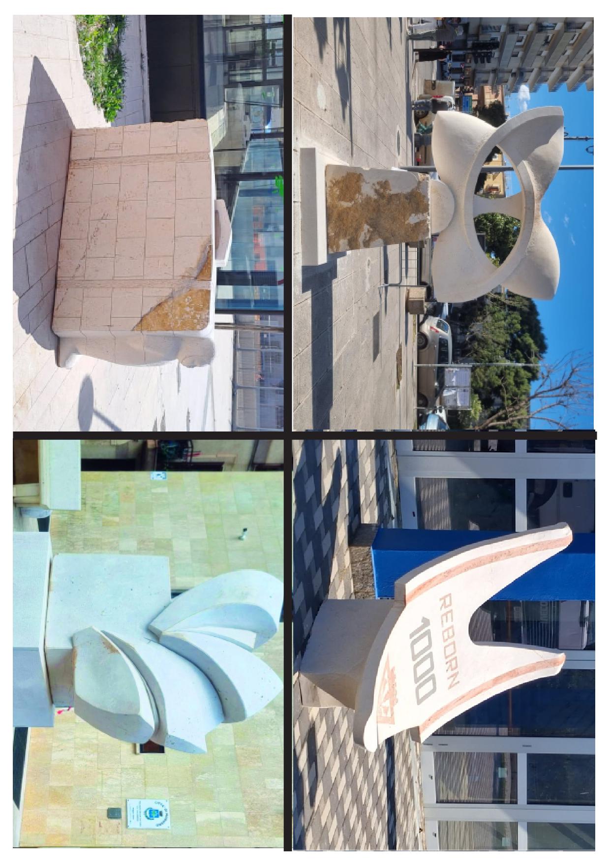 LO SCULTORE MOLFETTESE MAURO ANTONIO MEZZINA � UNO DEGLI ARTISTI CHE HA PRESO PARTE AL 1� SIMPOSIO INTERNAZIONALE DI SCULTURA IN PIETRA A MODUGNO