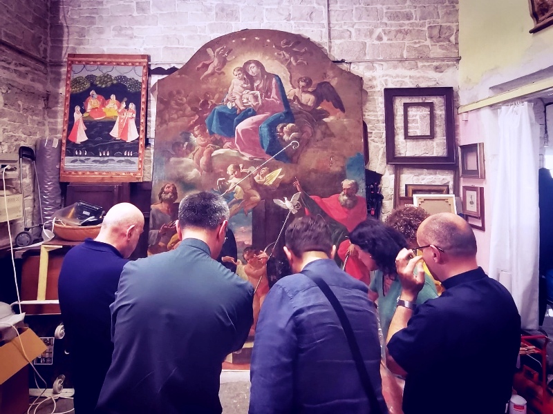 GERMOGLI DI MEMORIA: A MOLFETTA CONTINUA LA RACCOLTA FONDI PER RESTAURARE LE TELE SETTECENTESCHE IN RICORDO DI DON GINO SAMARELLI