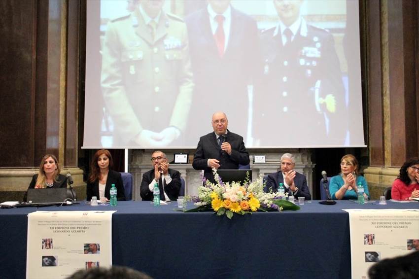 PREMIO LEONARDO AZZARITA CON QUATTRO TESTIMONI ECCELLENTI