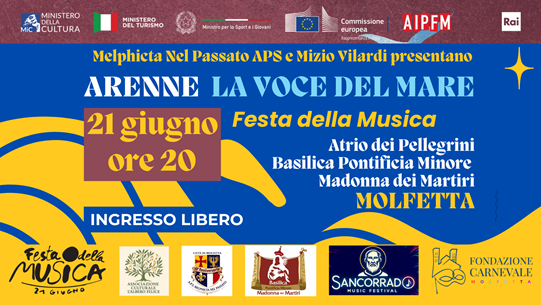 ARENNE, LA VOCE DEL MARE: A MOLFETTA LA FESTA DELLA MUSICA CELEBRA LA MEMORIA E IL DIALETTO
