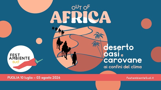 LUNED� 29 GIUGNO, ALLE ORE 10:00 NELLA SALA �DI JESO�, PALAZZO DELLA PRESIDENZA DELLA REGIONE PUGLIA, CONFERENZA STAMPA DI PRESENTAZIONE DI FESTAMBIENTESUD 2026, XXII EDIZIONE