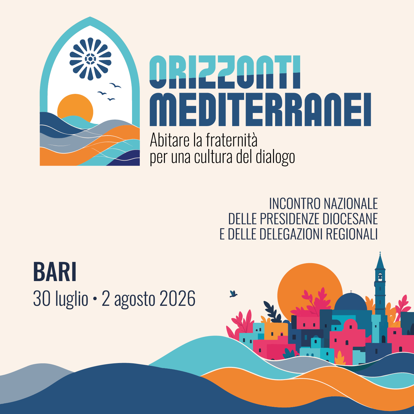 ORIZZONTI MEDITERRANEI PORTA BARI AL CENTRO DELLA CHIESA ITALIANA