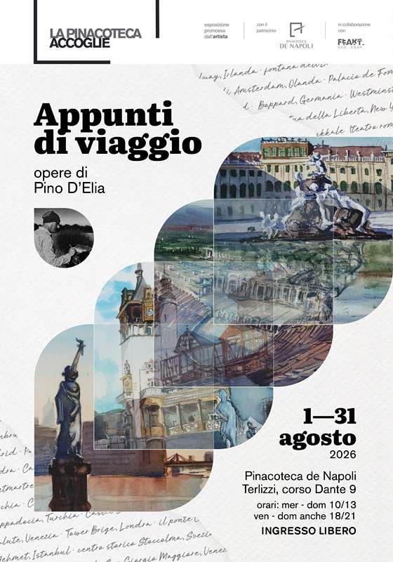 �APPUNTI DI VIAGGIO�, GLI ACQUERELLI DI PINO D�ELIA ALLA PINACOTECA DE NAPOLI A TERLIZZI