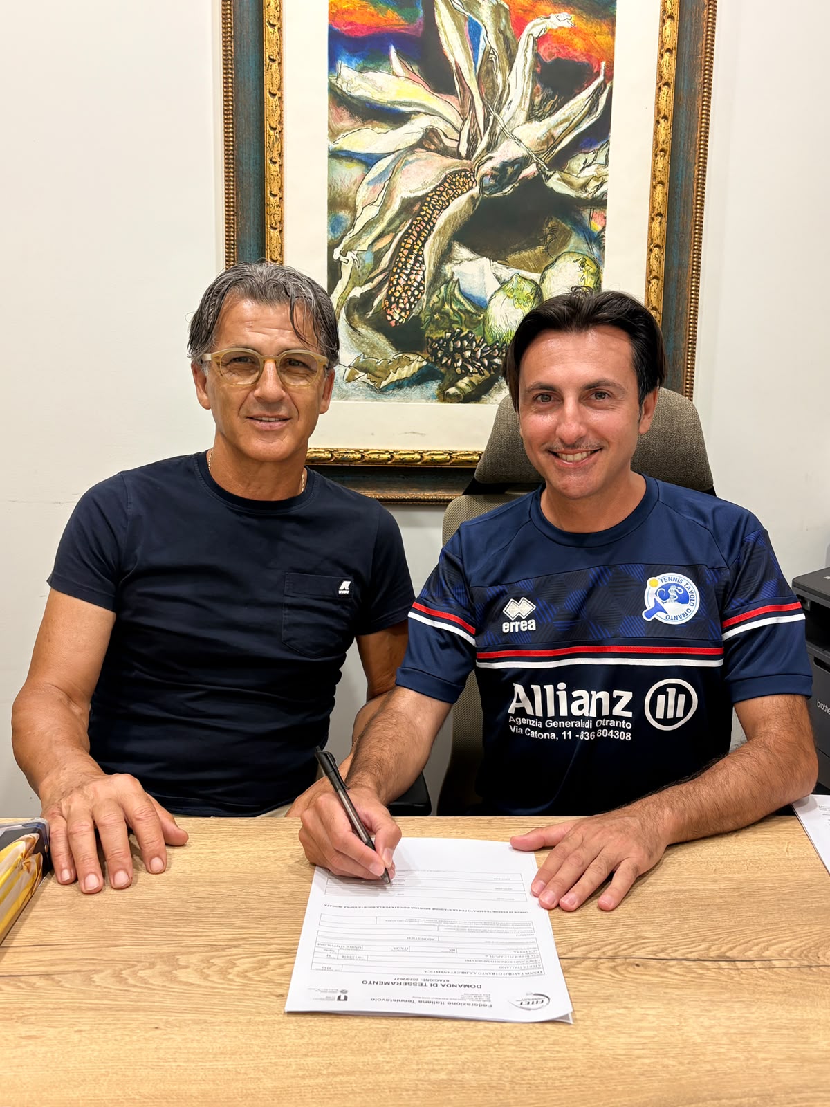 ROBERTO MINERVINI APPRODA A OTRANTO: IL TALENTO MOLFETTESE DEL TENNISTAVOLO TORNA IN PUGLIA