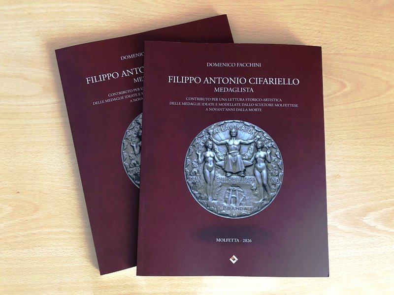 FILIPPO CIFARIELLO MEDAGLISTA, A MOLFETTA LA MONOGRAFIA DI DOMENICO FACCHINI