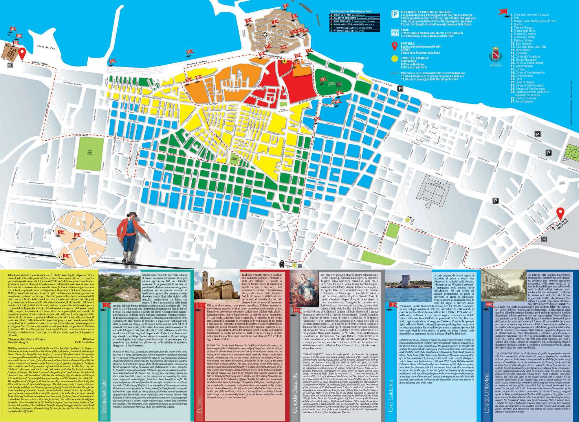 REALIZZATA LA MAPPA DI MOLFETTA PER LA MARCIA DELLA PACE