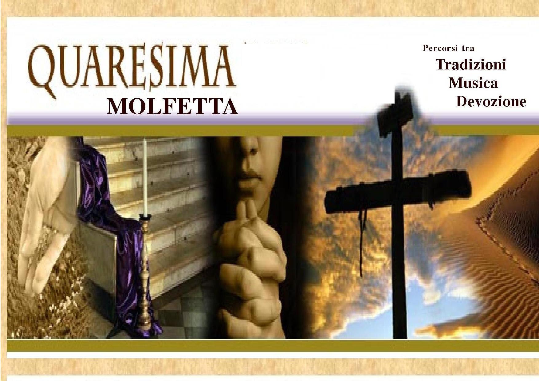 IL CALENDARIO DEGLI EVENTI DELLA SETTIMANA DI PASSIONE E DELLA SETTIMANA SANTA A MOLFETTA