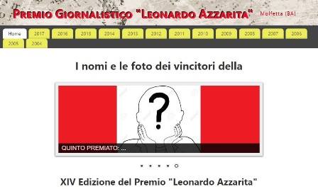 SARANNO 5 I PREMIATI DELLA 14ESIMA EDIZIONE DEL PREMIO NAZIONALE LEONARDO AZZARITA