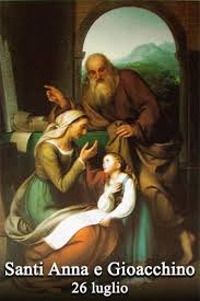 LA PEREGRINATIO DELLA STATUA DI S. ANNA E GIOACCHINO DA SAN DOMENICO ALLE CASA FAMIGLIA