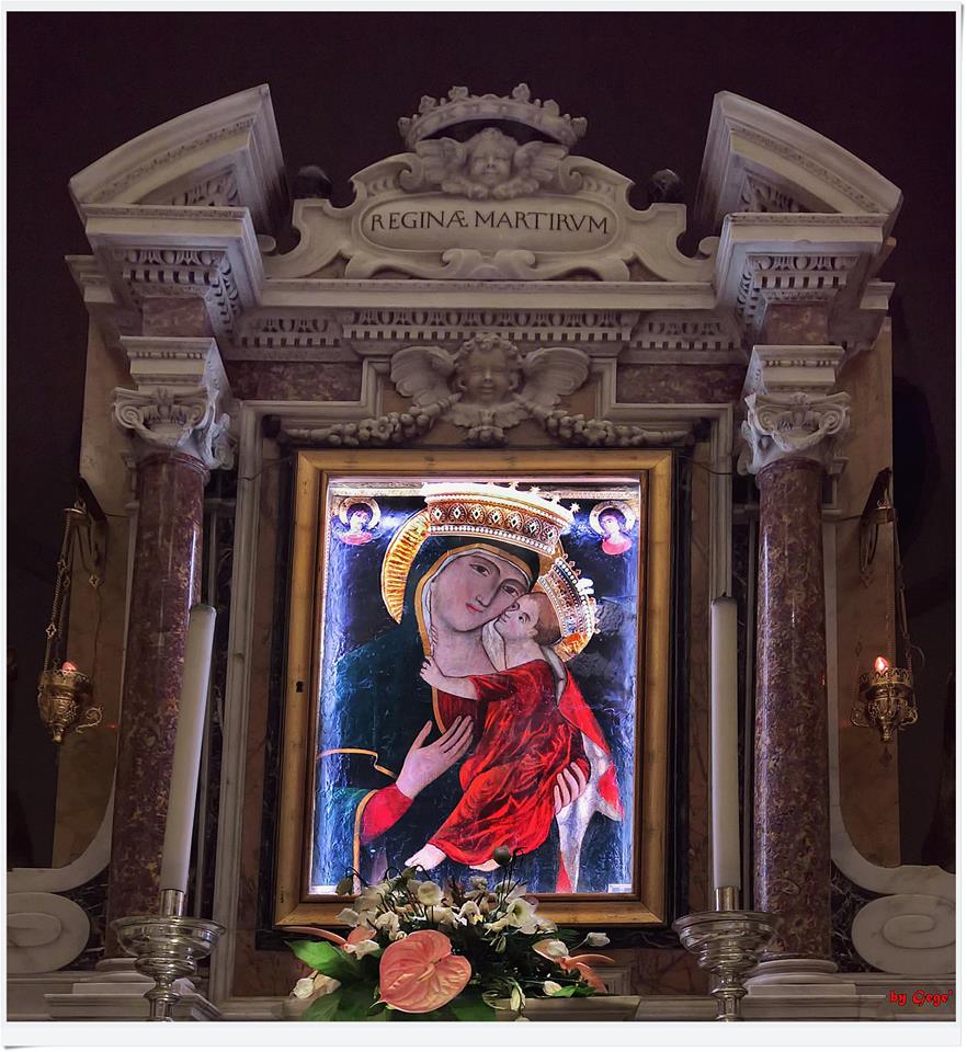 UN ROSONE DELLA MADONNA DEI MARTIRI PER I NOSTRI EMIGRATI AD HOBOKEN