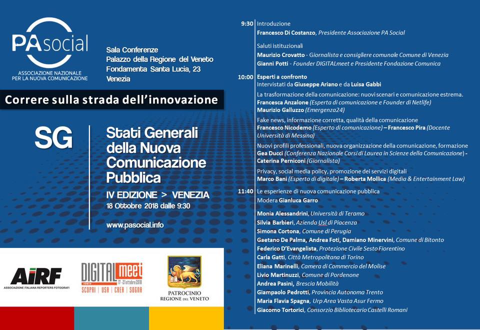 LA INNOTEC - SOCIETA' COOPERATIVA SOCIALE DI MOLFETTA, INSIEME AL COMUNE DI BITONTO, RAPPRESENTER LA PUGLIA A PA SOCIAL, IL 18 OTTOBRE A VENEZIA