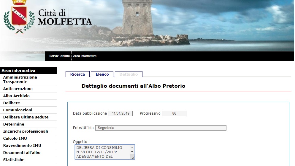 LEGAMBIENTE DI MOLFETTA E LABORATORIO DI URBANISTICA PARTECIPATA CRITICANO IL REGOLAMENTO EDILIZIO COMUNALE