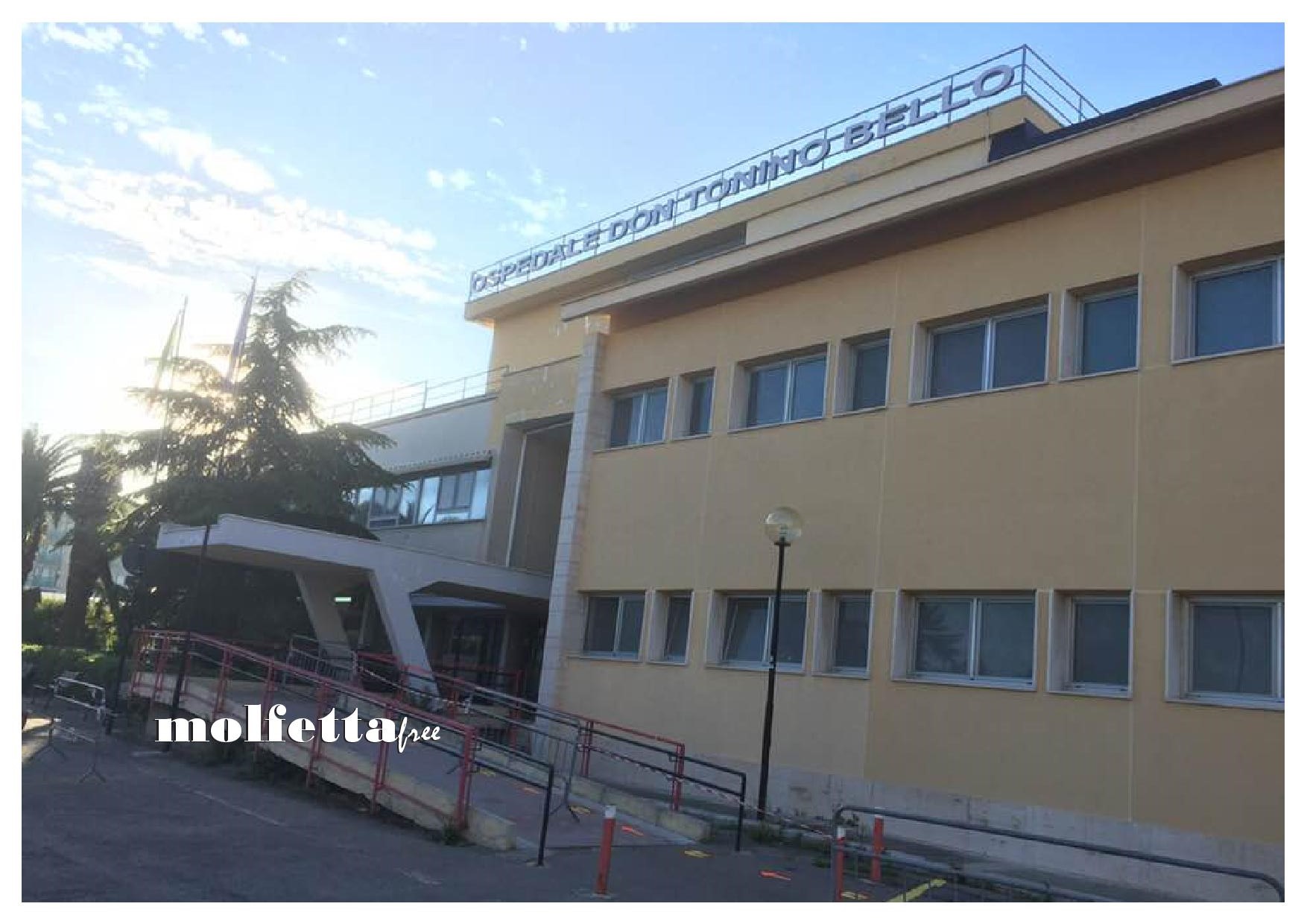  VERAMENTE LA NOTIZIA CHE TUTTI I MOLFETTESI ASPETTAVANO LA REALIZZAZIONE DEL NUOVO OSPEDALE DEL NORD BARESE CHE SORGER TRA MOLFETTA E BISCEGLIE?