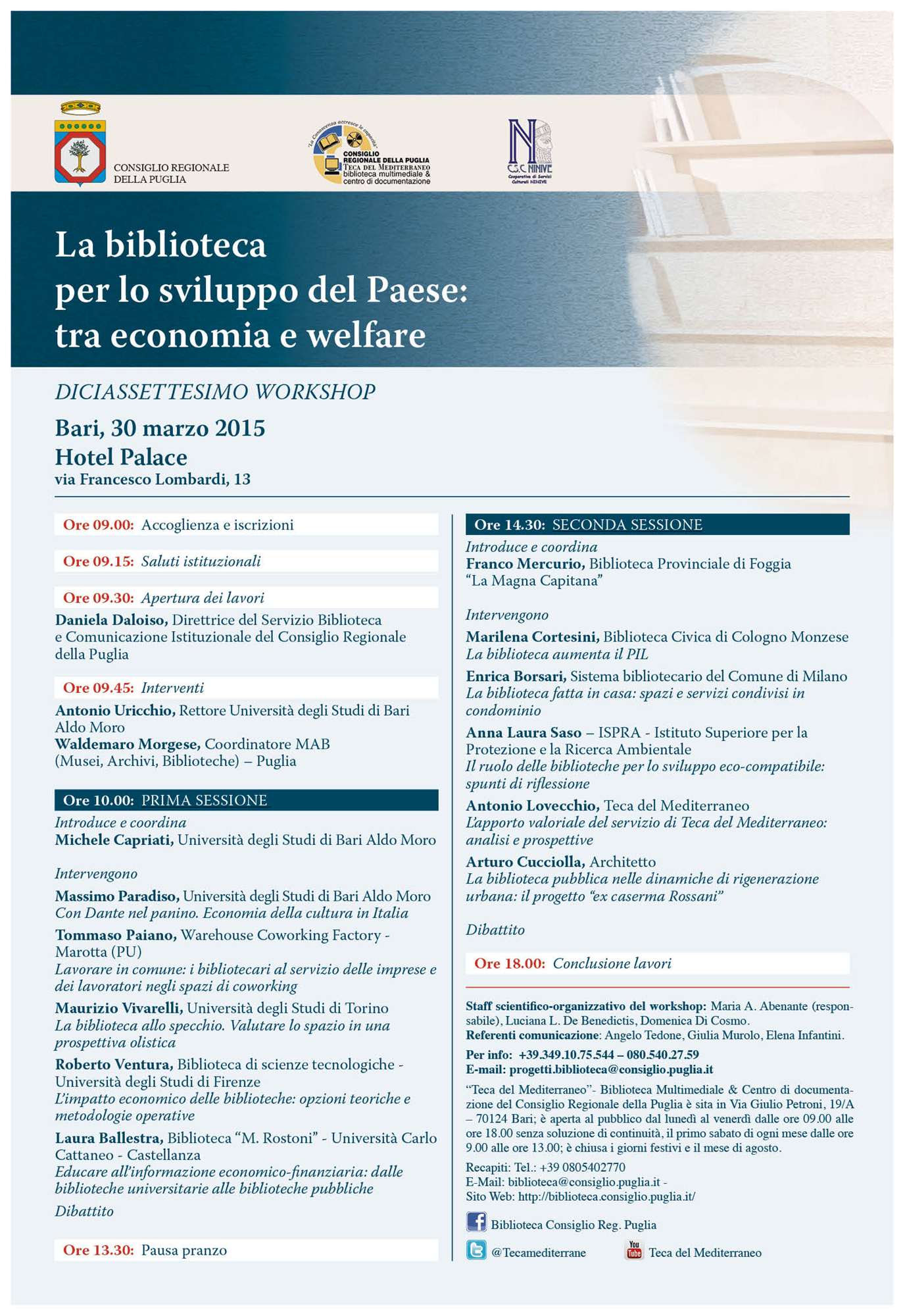 LA BIBLIOTECA PER LO SVILUPPO DEL PAESE: TRA ECONOMIA E WELFARE
