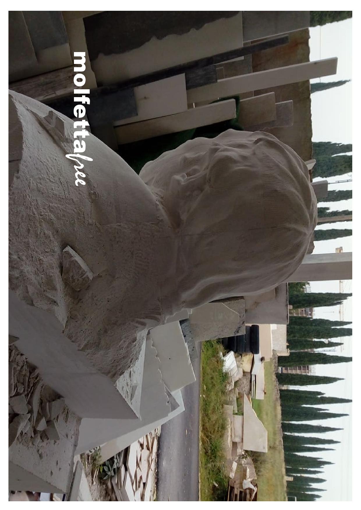 SISTEMATO IL BUSTO DI GIUSEPPE SAVERIO POLI SULLA BANCHINA SAN DOMENICO: A BREVE INAUGURAZIONE?