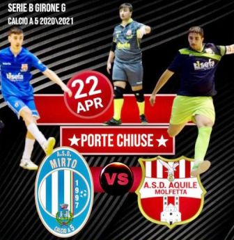ULTIMA GIORNATA DI CAMPIONATO PER LE AQUILE MOLFETTA NEL CAMPIONATO NAZIONALE DI SERIE B. TRASFERTA IN CALABRIA CONTRO IL MIRTO