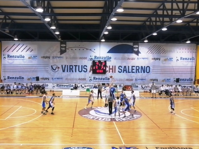 BRUTTA BATOSTA PER LA DAI OPTICAL VIRTUS MOLFETTA. SCONFITTA A SALERNO NELLA GARA 1 DELLO SPAREGGIO PLAYOFF