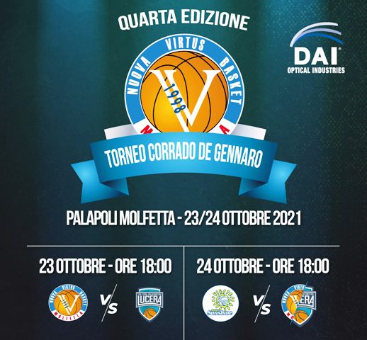 SI SVOLGER SABATO 23 E DOMENICA 24 OTTOBRE LA QUARTA EDIZIONE DEL TROFEO CORRADO DE GENNARO