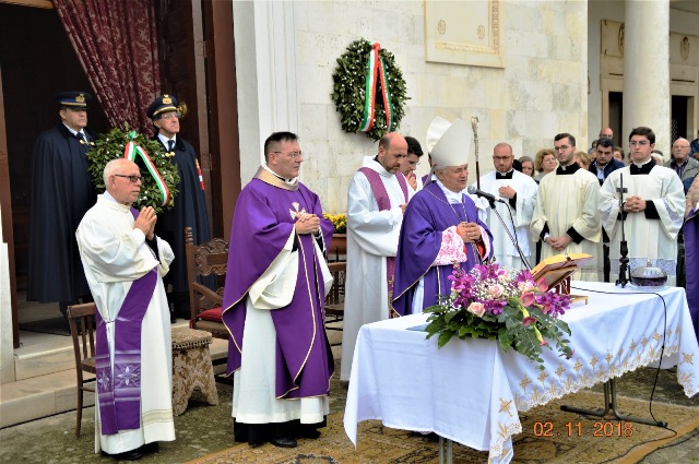 MARTED 2 NOVEMBRE CERIMONIA DI COMMEMORAZIONE DEI DEFUNTI PRESSO IL CIMITERO DI MOLFETTA
