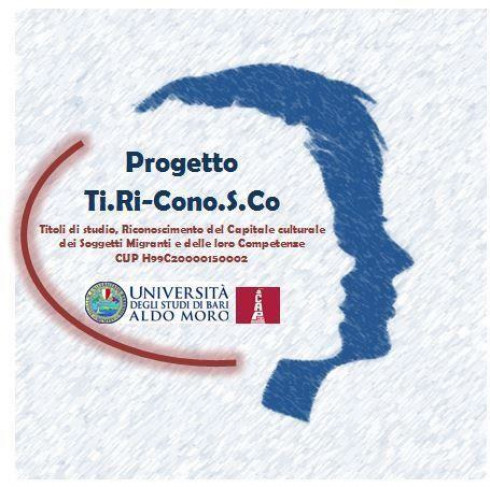 PRESENTAZIONE RISULTATI DI TI.RI-CONO.S.CO, PROGETTO FINALIZZATO ALLA VALORIZZAIONE DEL CAPITALE CULTURALE DEI SOGGETTI MIGATI