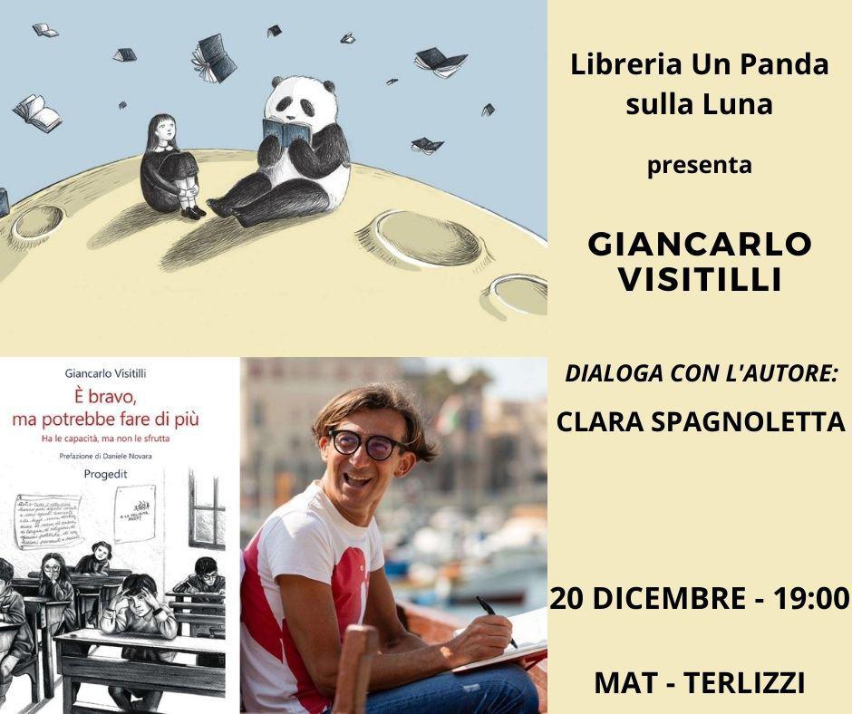 IL GIORNALISTA E SCRITTORE GIANCARLO VISITILLI PRESENTA A TERLIZZI IL LIBRO E BRAVO, MA POTREBBE FARE DI PIٔ