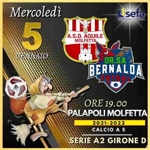 ARRIVA IN PRESTITO ALLE AQUILE MOLFETTA FEDERICO ZINGRILLO. SAR DISPONIBILE PER LA GARA DI MERCOLED 5 GENNAIO AL PALAPOLI CONTRO OR.SA BERNALDA FUTSAL