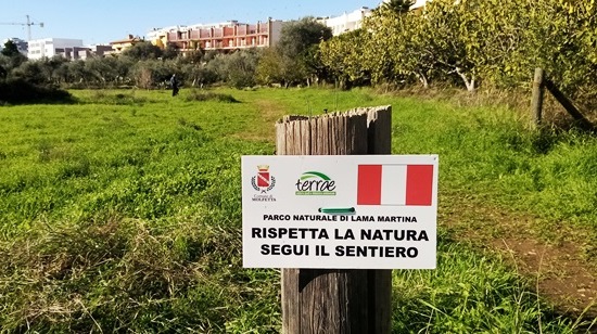 AL PARCO NATURALE DI LAMA MARTINA SONO IN CORSO IN QUESTI GIORNI LAVORI DI MANUTENZIONE DEL SENTIERO