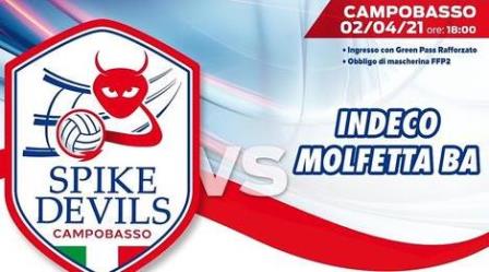 TRASFERTA A CAMPOBASSO PER LINDECO MOLFETTA PER IL RECUPERO DELLA PRIMA GIORNATA DI RITORNO DEL CAMPIONATO NAZIONALE DI SERIE B