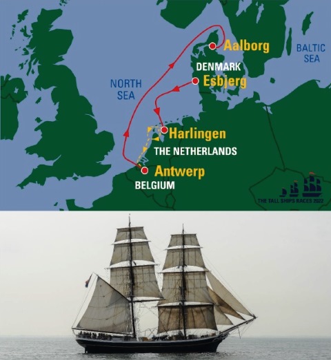 SEI STUDENTI DELLISTITUTO TECNICO NAUTICO AMERIGO VESPUCCI DI MOLFETTA PARTECIPERANNO ALLA TALL SHIPS RACE 2022