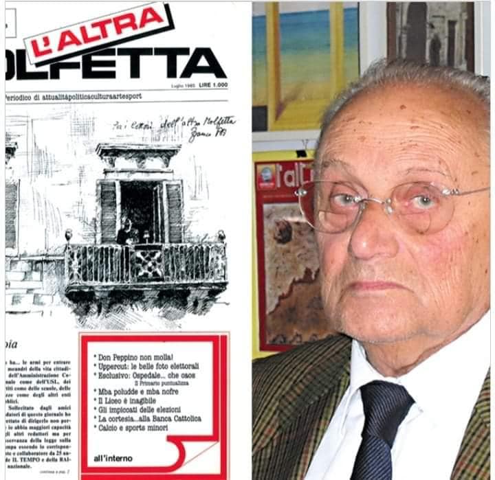 E' MORTO ANTONIO DE GIOIA, STORICO DIRETTORE E CORRISPONDENTE NEL PASSATO DE IL TEMPO