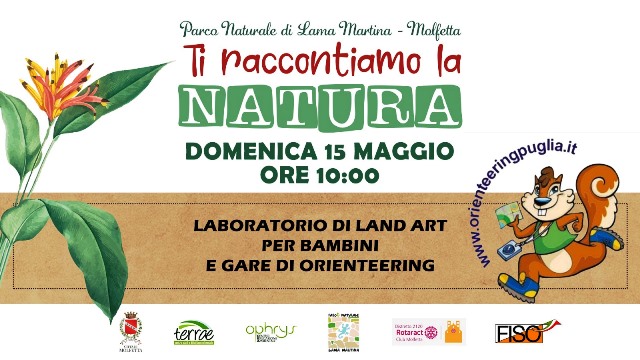 CEA OPHRYS CENTRO STUDI E DIDATTICA AMBIENTALE TERRAE ORGANIZZA PER DOMENICA 15 MAGGIO UN LABORATORIO PER BAMBINI: TI RACCONTIAMO LA NATURA