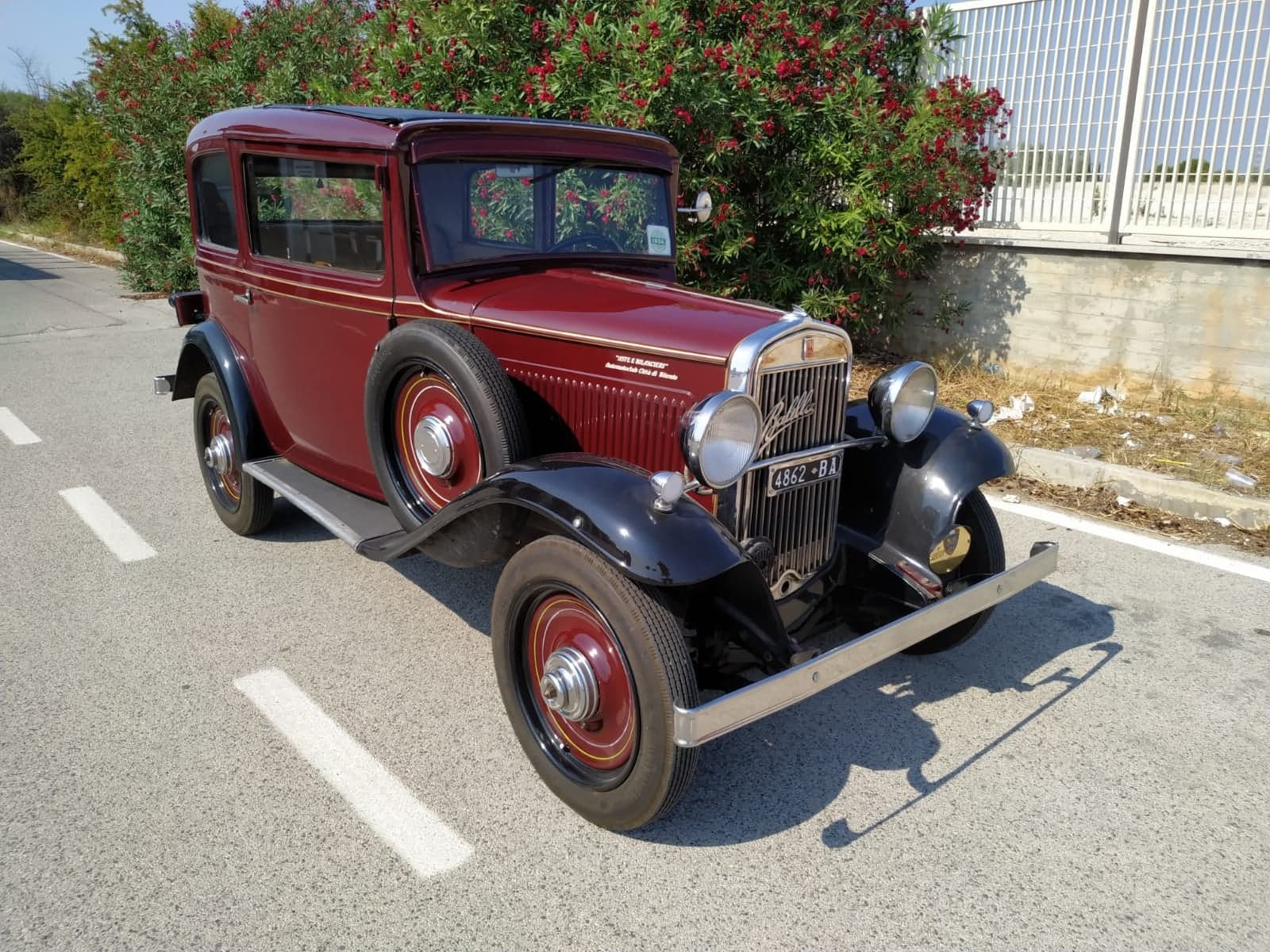 OGGI 21 MAGGIO DI PASSAGGIO DA MOLFETTA I PERCORSI DI FEDERICO II DI AUTO D'EPOCA