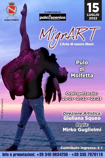 DANZATORI, GIOVANI ARTISTI, MUSICISTI E CANTANTI LOCALI SI ESIBIRANNO IN UNA LOCATION DECCEZIONE, IL PULO DI MOLFETTA