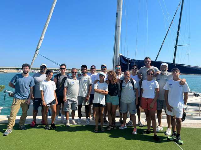 ALLA KERMESSE VELICA SCELLERATA REGATA SVOLTASI DOMENICA 17 LUGLIO A BISCEGLIE, GRANDE PRESTAZIONE DELLASSOCIAZIONE MEDITERRANEO MOLFETTA