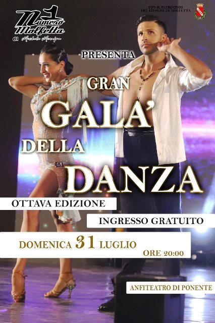 DOPO DUE ANNI, LA DANZA TORNA SUL PALCOSCENICO CON LO SPETTACOLO DELLA.S.D. NUMERO 1 MOLFETTA: GRAN GAL DELLA DANZA