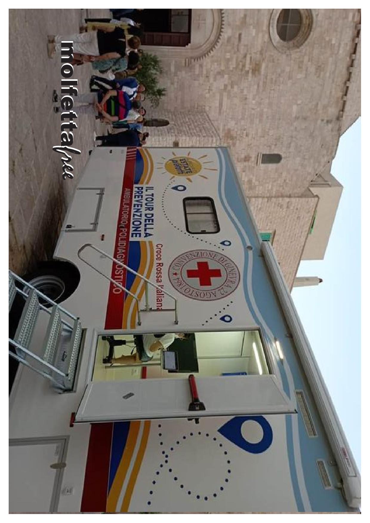 L'AZIONE DI PREVENZIONE DELLA CROCE ROSSA ITALIANA  DI MOLFETTA PER I CITTADINI
