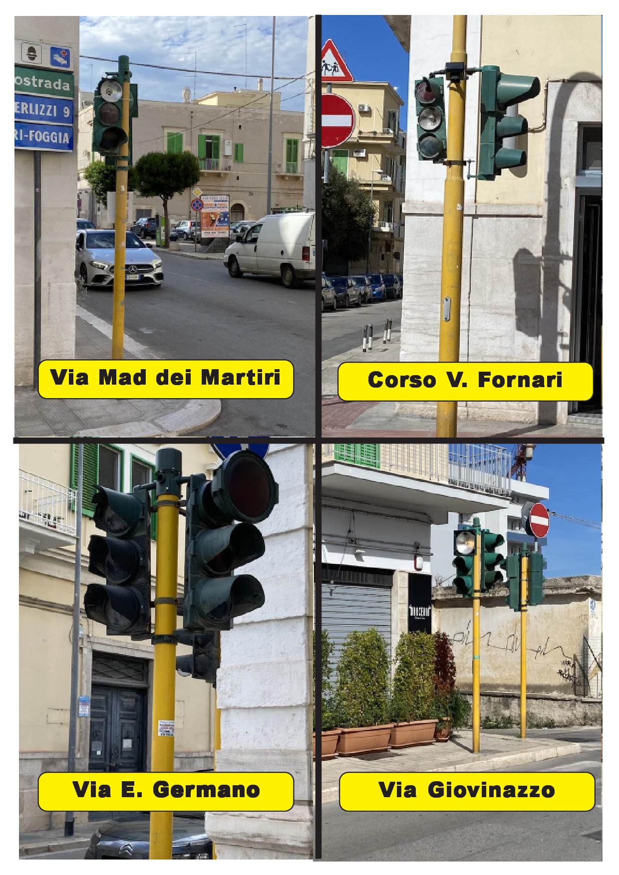 MOLFETTA, LA CITT DEI SEMAFORI ROTTI O NON ATTIVI, DA ANNI
