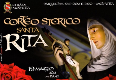 IL PERCORSO NEL DETTAGLIO DELL'UNDICESIMO CORTEO STORICO IN ONORE IN SANTA RITA