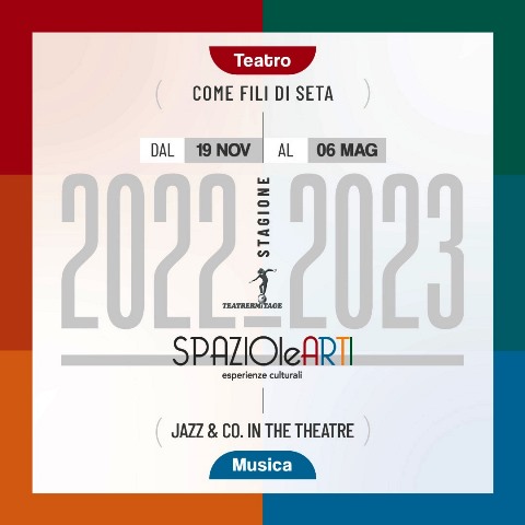 SABATO 19 NOVEMBRE PARTE LA NUOVA PROGRAMMAZIONE CULTURALE DI SPAZIOLEARTI CON DUE CARTELLONI DEDICATI ALLA PROSA E ALLA MUSICA