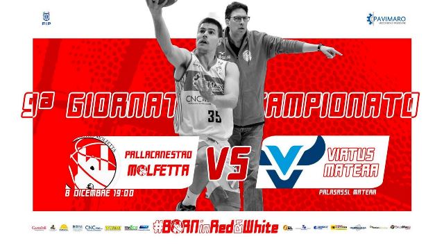 SERIE C SILVER,  LORA DEL BIG MATCH, VIRTUS MATERA CONTRO PAVIMARO PALLACANESTRO MOLFETTA