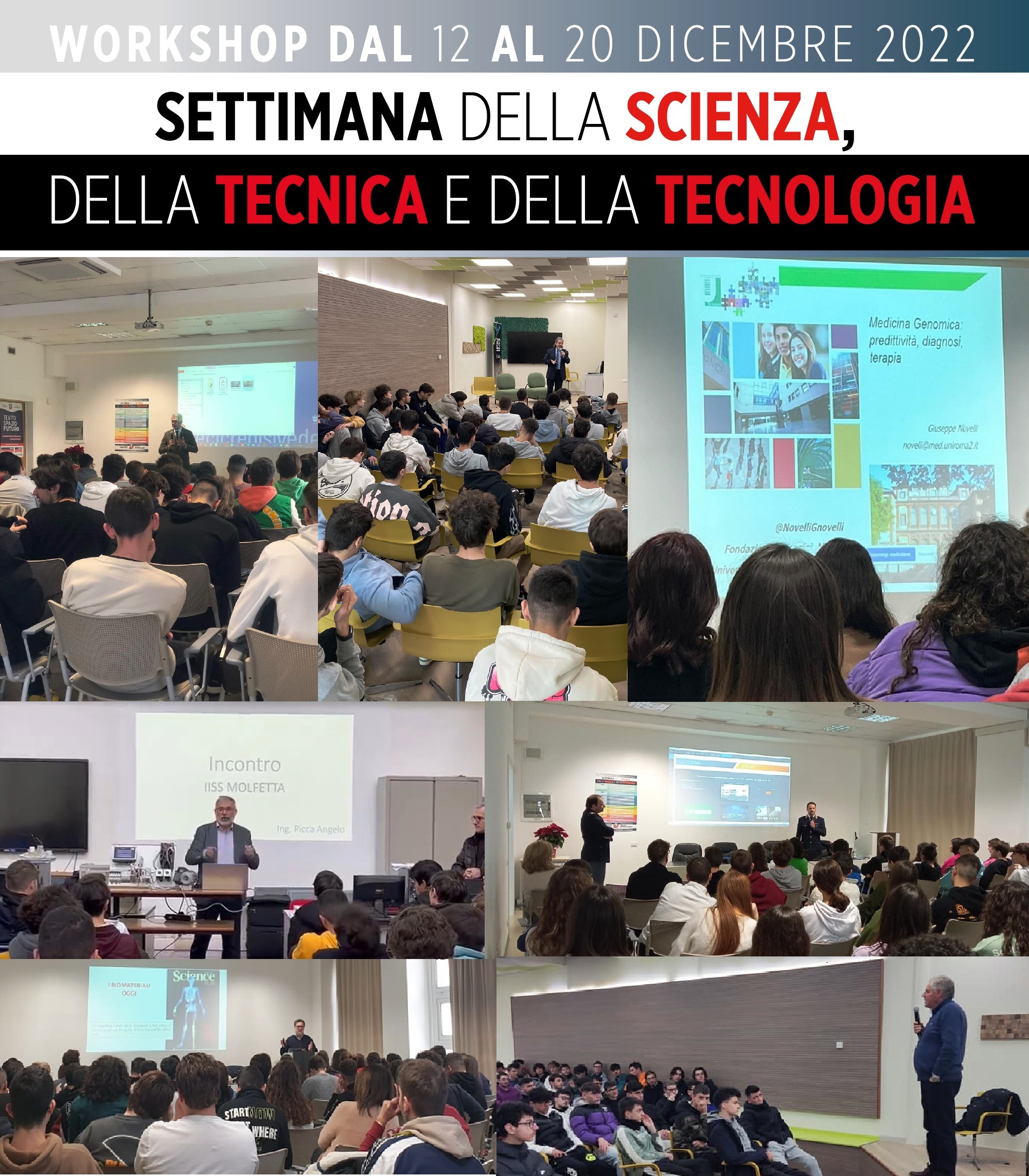 SI  CONCLUSA LA SETTIMANA DELLA SCIENZA, DELLA TECNICA E DELLA TECNOLOGIA ALLI.I.S.S. GALILEO FERRARIS DI MOLFETTA