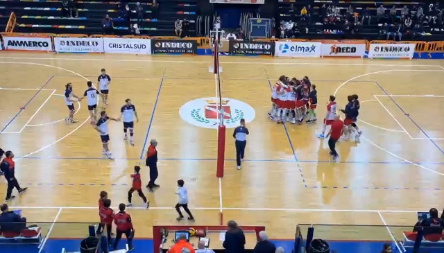 LINDECO MOLFETTA TRAVOLGE LA NEF OSIMO E CHIUDE IMBATTUTA, A PUNTEGGIO PIENO, IL GIRONE DI ANDATA DEL CAMPIONATO NAZIONALE DI SERIE B