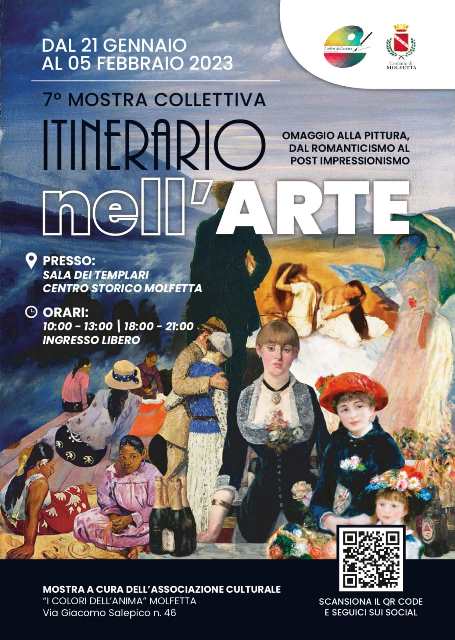 SI INAUGURA SABATO 21 GENNAIO LA MOSTRA ITINERARIO NELLARTE