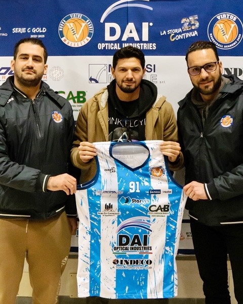 IL BULGARO GEORGI NIKOLAEV SIRAKOV  IL NUOVO ACQUISTO DELLA DAI OPTICAL VIRTUS BASKET MOLFETTA