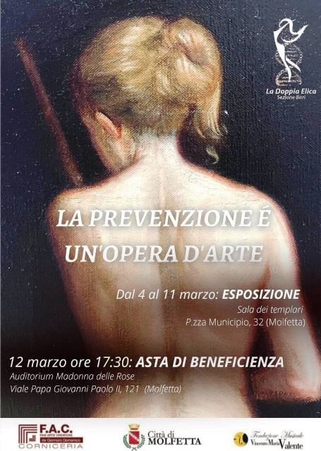 SI TERR DOMENICA 12 MARZO LASTA DI BENEFICIENZA PER SOSTENERE LE INIZIATIVE DELLASSOCIAZIONE DOPPIA ELICA SEZIONE DI BARI